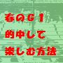 ２０１０年春のＧ１を的中させながら競馬を楽しむための★情報★