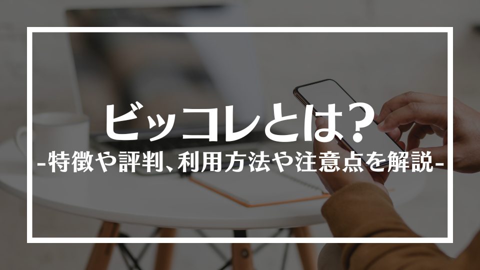 ビッコレとは？特徴や評判、利用方法や注意点を解説