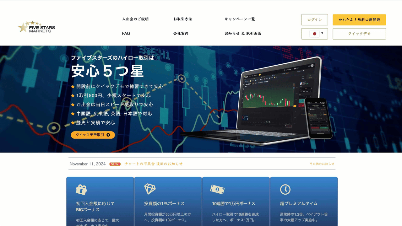 ファイブスターマーケッツ公式